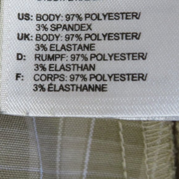 adidas* Men's 1.5" Belt Loop Multipocketed Plaid Flat Front Shorts~ Size 36 - Picture 5 of 12